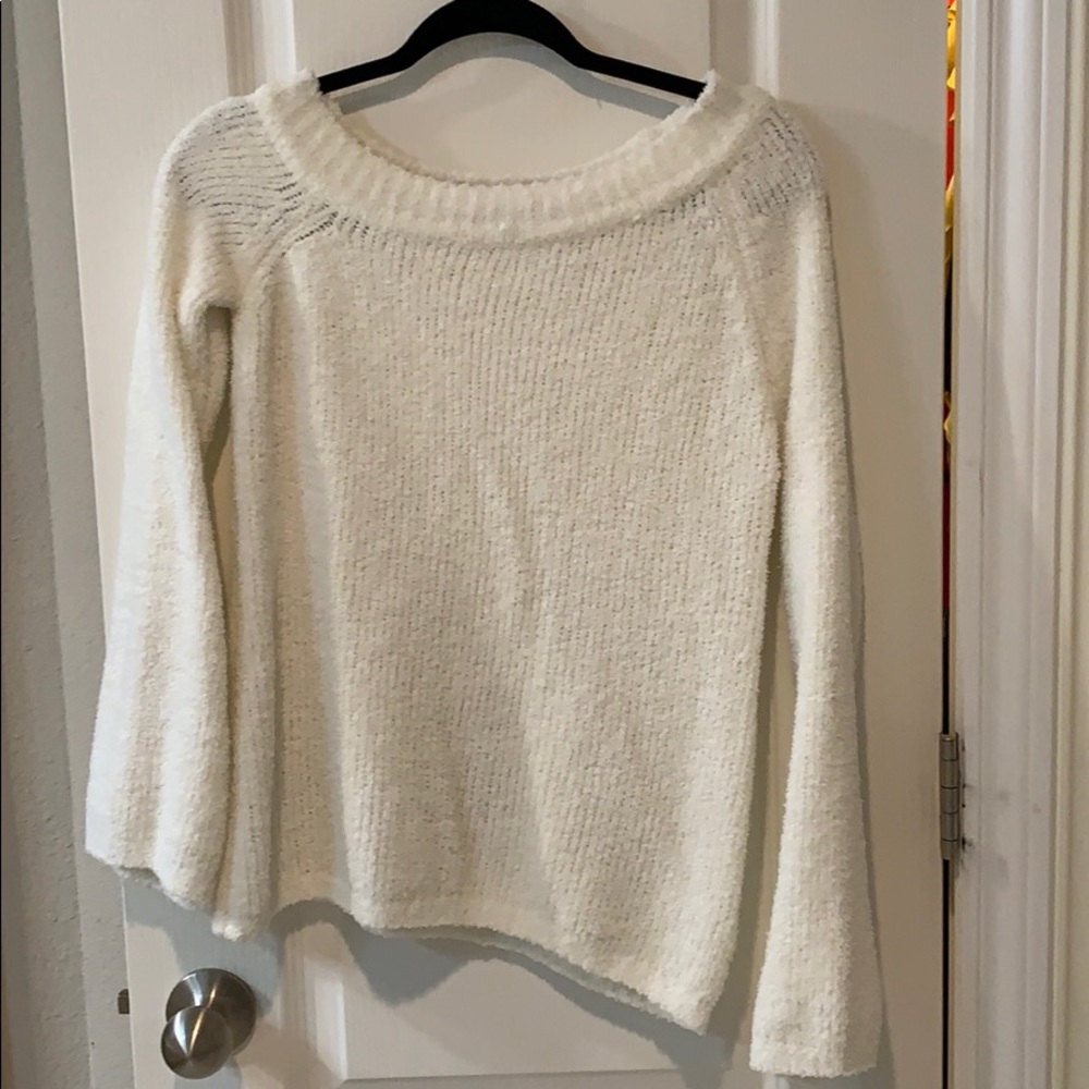 Tart soft white sweater
